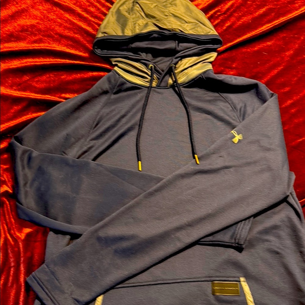 Under Armour Men's Navy and Grey Hoodie XL